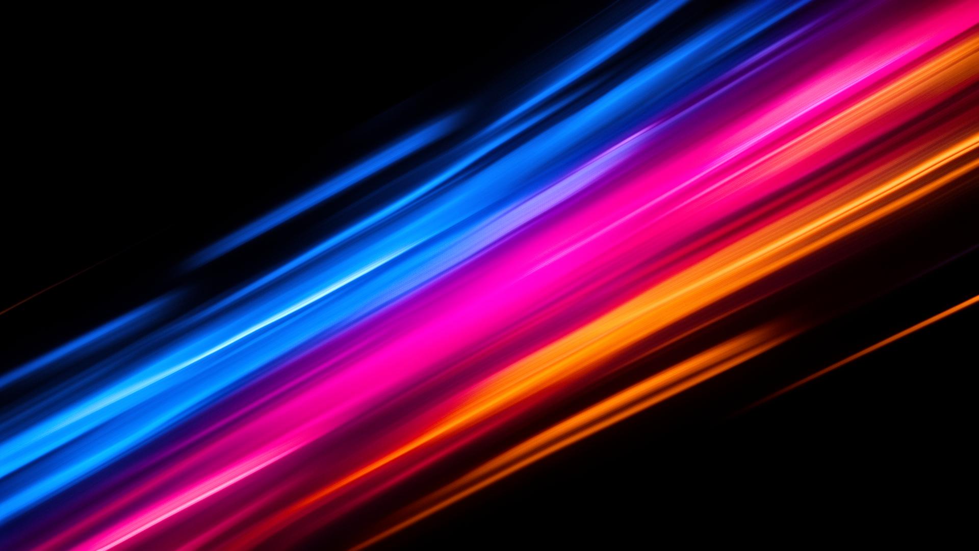 Abstract light streaks